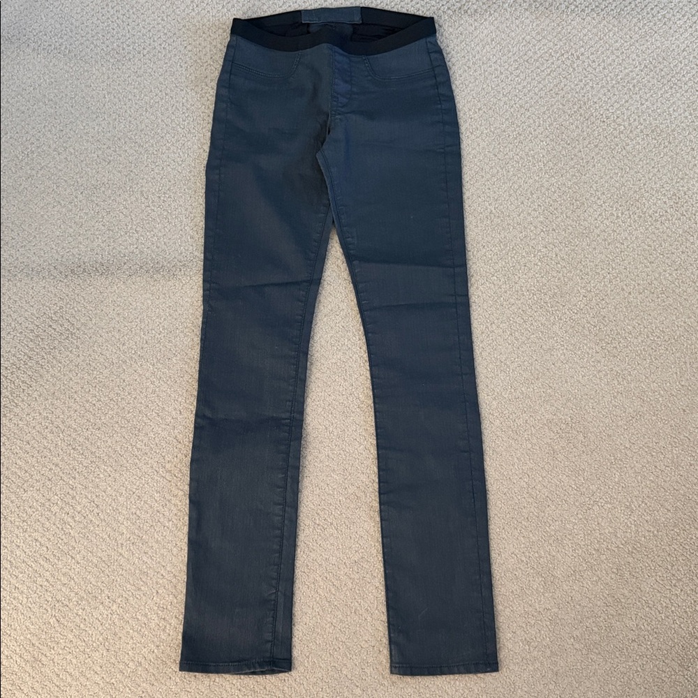 Helmet Lang women charcoal gray skinny leggings jeans size 25